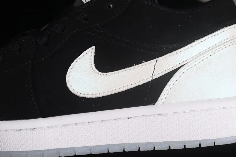 All categories Air Jordan Jordan series basketball shoes Air Jordan 1 Low Air Jordan 1 AJ1 Joe 1 black and white laser low-top retro cultural basketball shoes DH6931-001